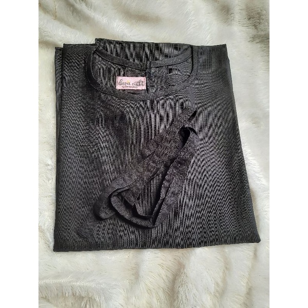 ATASAN KEBAYA BATWING TALI / KATALI KALILA BATWING modern kebaya jumbo kebaya batwing tali jumbo-HITAM