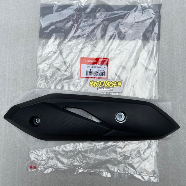 COVER KNALPOT BEAT FI STATER HALUS | tutup cover tameng knalpot protector muffler honda beat fi esp 