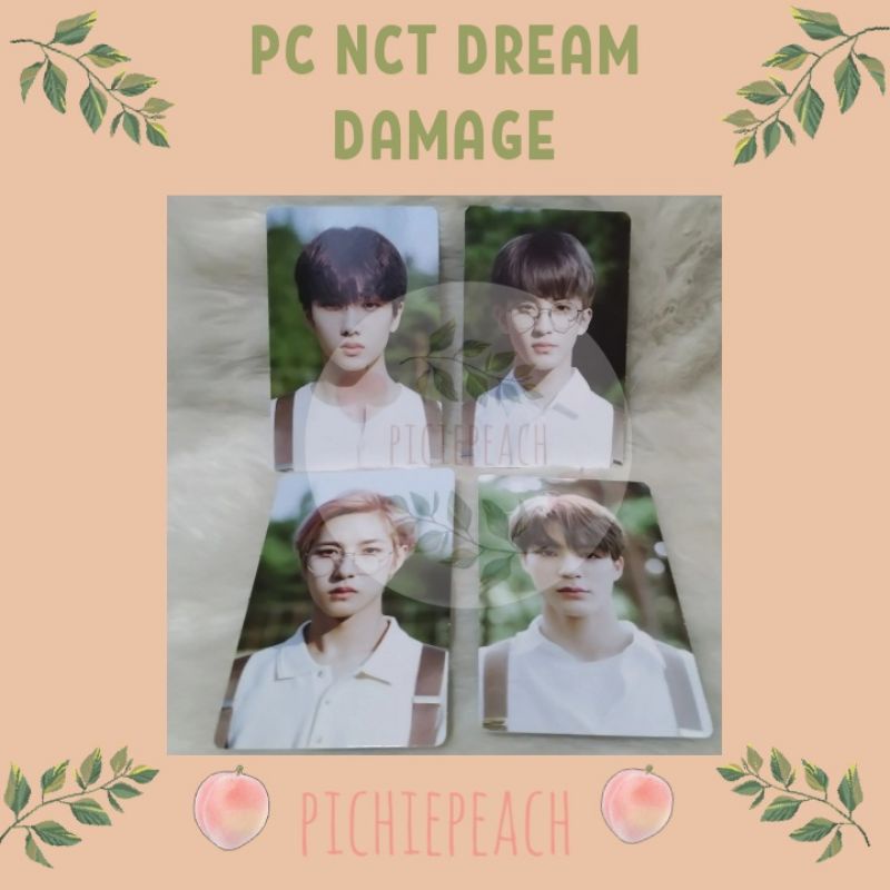OFFICIAL PC NCT DREAM PB DAD V1 - JENO MARK JISUNG RENJUN (DAMAGE)