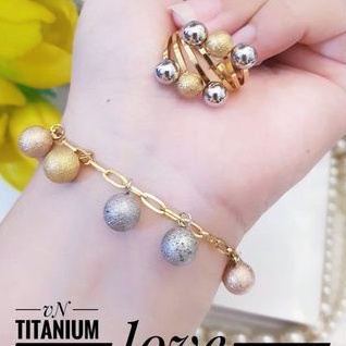 Gelang cincin Titanium termurah GR98