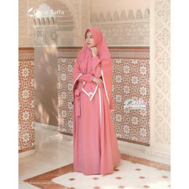 READY STOCK GAMIS SYARI DIERRA SET BY GERAI SAFFA