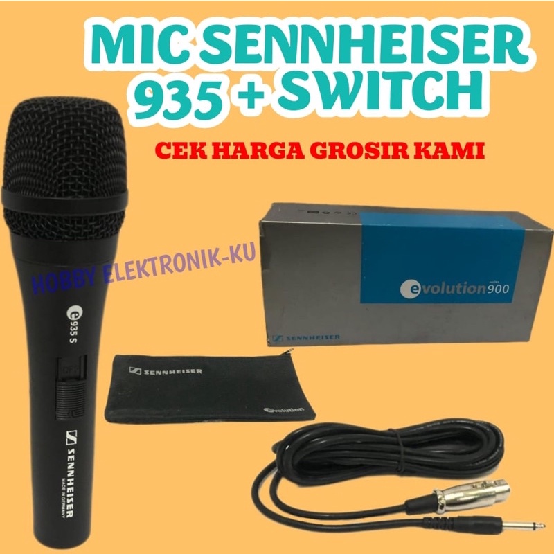 MIC SENNHEISER 935 + SWITCH