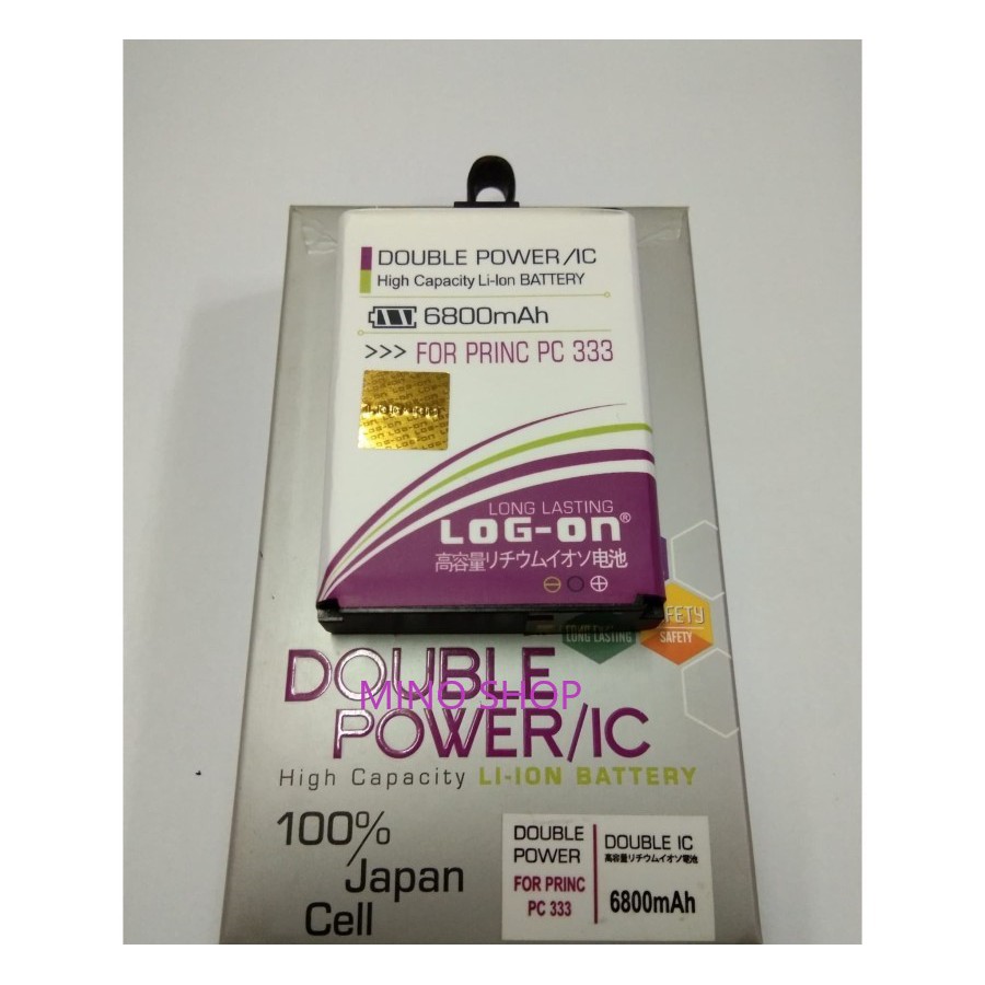 BATERAI PRINCE PC333 - PC-333 - LOG ON DOUBLE POWER BATTERY BATRE