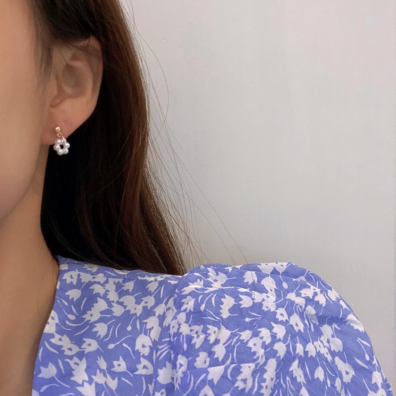 IFYOU 6pcs / set Anting Stud Desain Pita Gaya Korea Untuk Wanita
