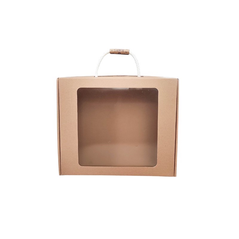 

HEEYYBOX | Corrugated Box Luggage Box + Mika / Kotak Kado Model Koper + Jendela Mika.