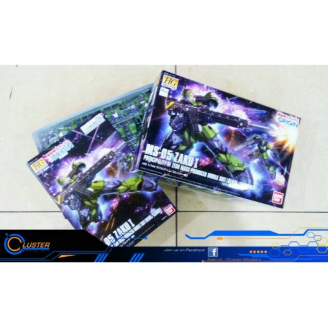 HG 1/144 Zaku I The Origin ( Denim/Slender )