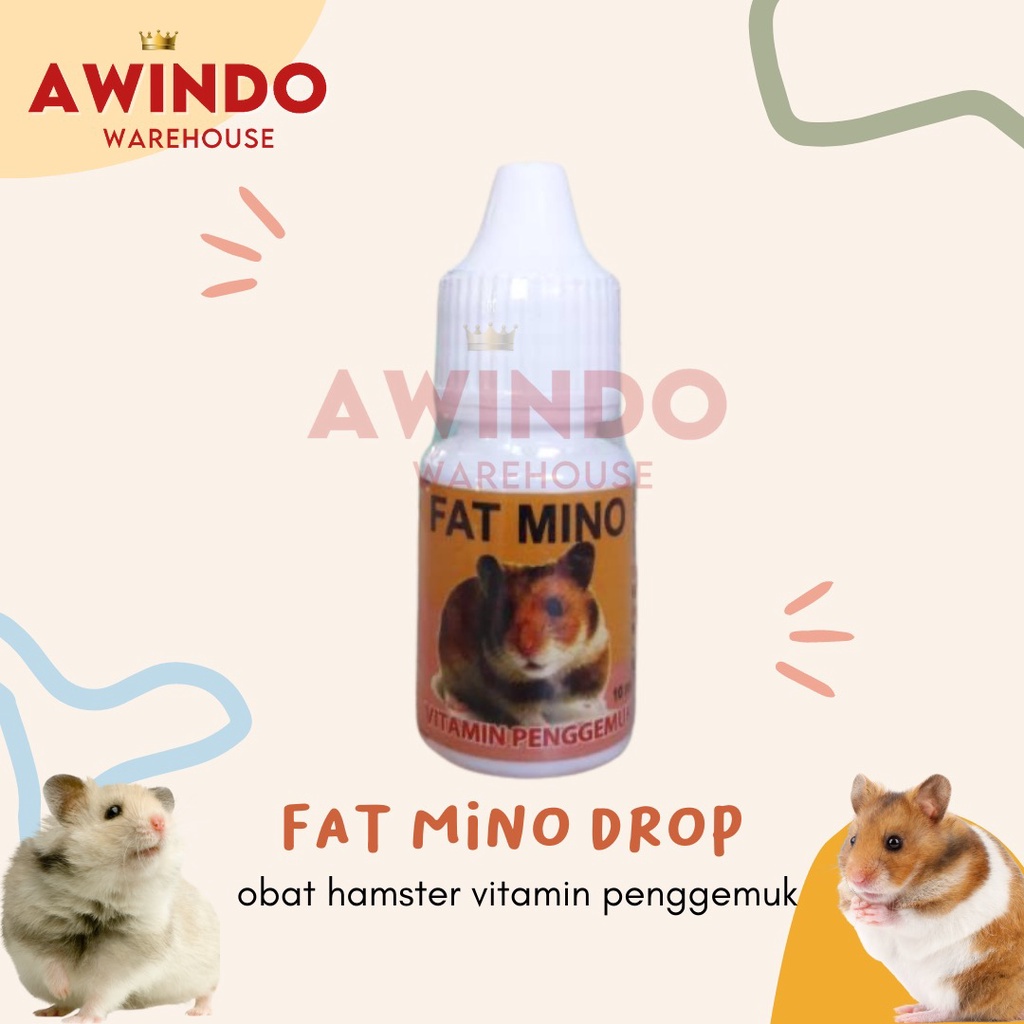 FAT MINO - Obat Hamster Vitamin Mineral Penggemuk Hamster FATMINO