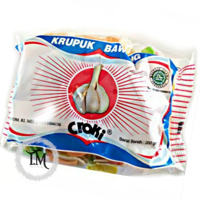 

KERUPUK MENTAH BAWANG CROKI 200 GRAM