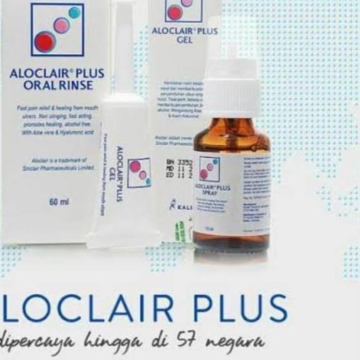 Aloclair Plus Spray / Aloclair Plus Gel / Aloclair Spray / Aloclair Gel Sariawan