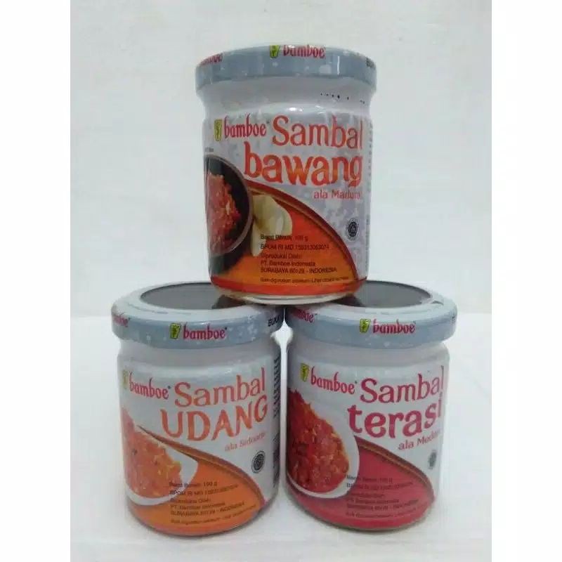 

Bamboe Sambal botol udang terasi bawang