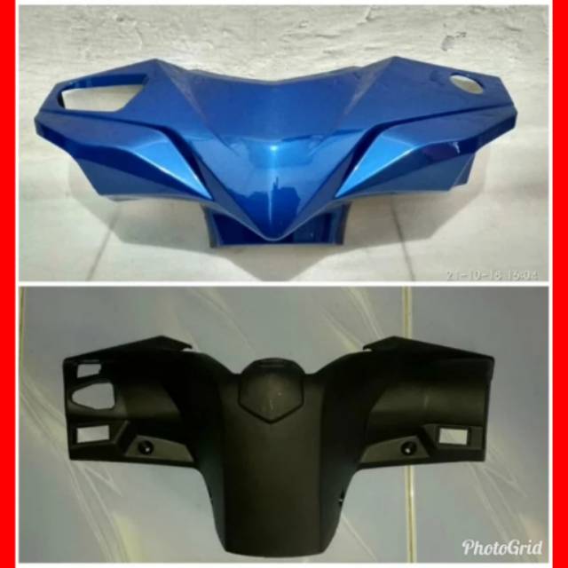 Batok depan plus belakang beat fi non esp biru 2013 2014 stater kasar