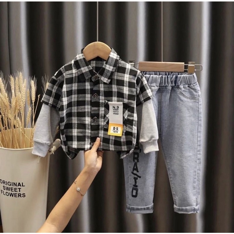 baju dan celana anak premium 1-5 tahun ardan grosir terbaru