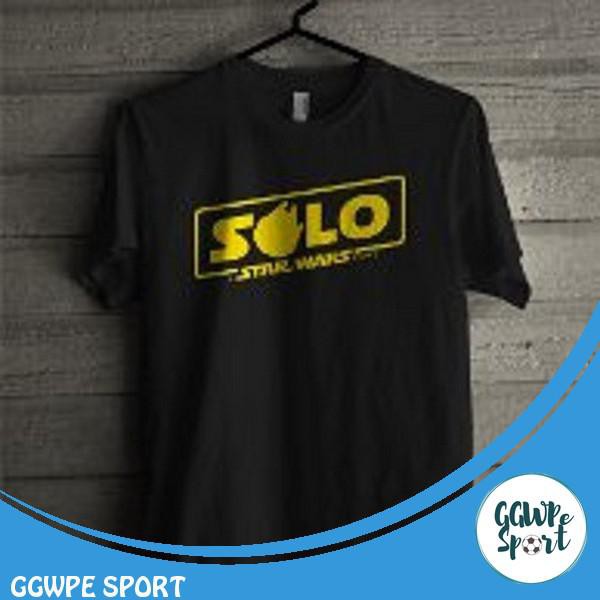 Kaos Distro Star Wars Film Han Solo Baju Premium Katun Combed 30S Kualitas Terbaik Edisi Terbatas