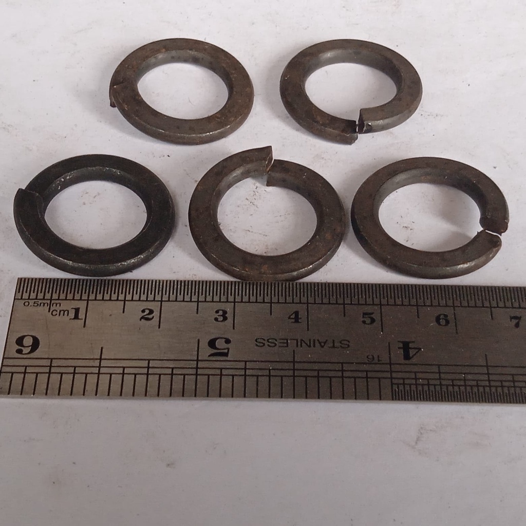 RING VER M14 BAJA RING 14MM HITAM SPRING WAHSER M14 BAJA RING PER HITAM M14 SPRING WASHER 14MM UNTUK