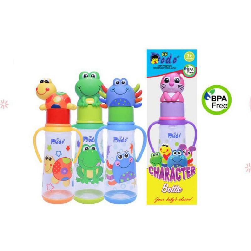 Dodo Botol Minum Bayi atau Anak Karakter 250 ML