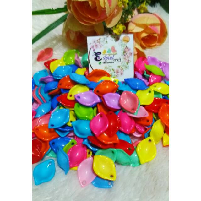 Akrilik kelopak bunga mawar 10.000/45grm