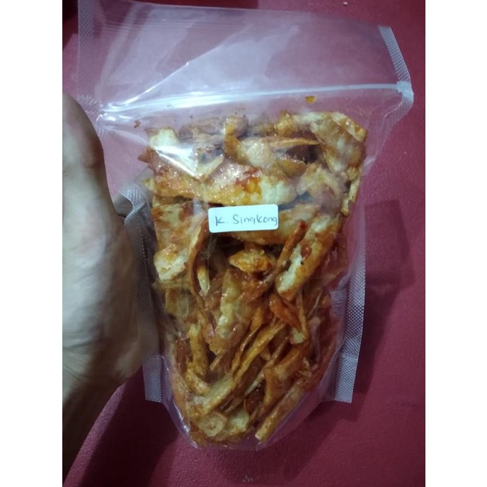 

Diskon Aneka Snack Keripik Singkong/Emping Vegan Pedas Manis Vegetarian 250Gr - Emping Aceh