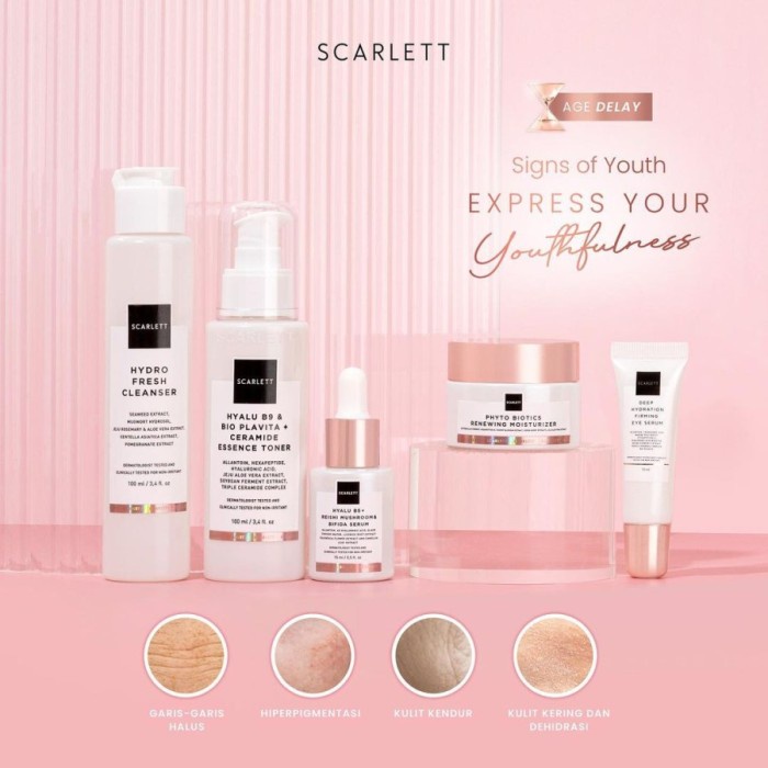 Scarlett Whitening Age Delay - Deep Hydration Firming Eye Serum