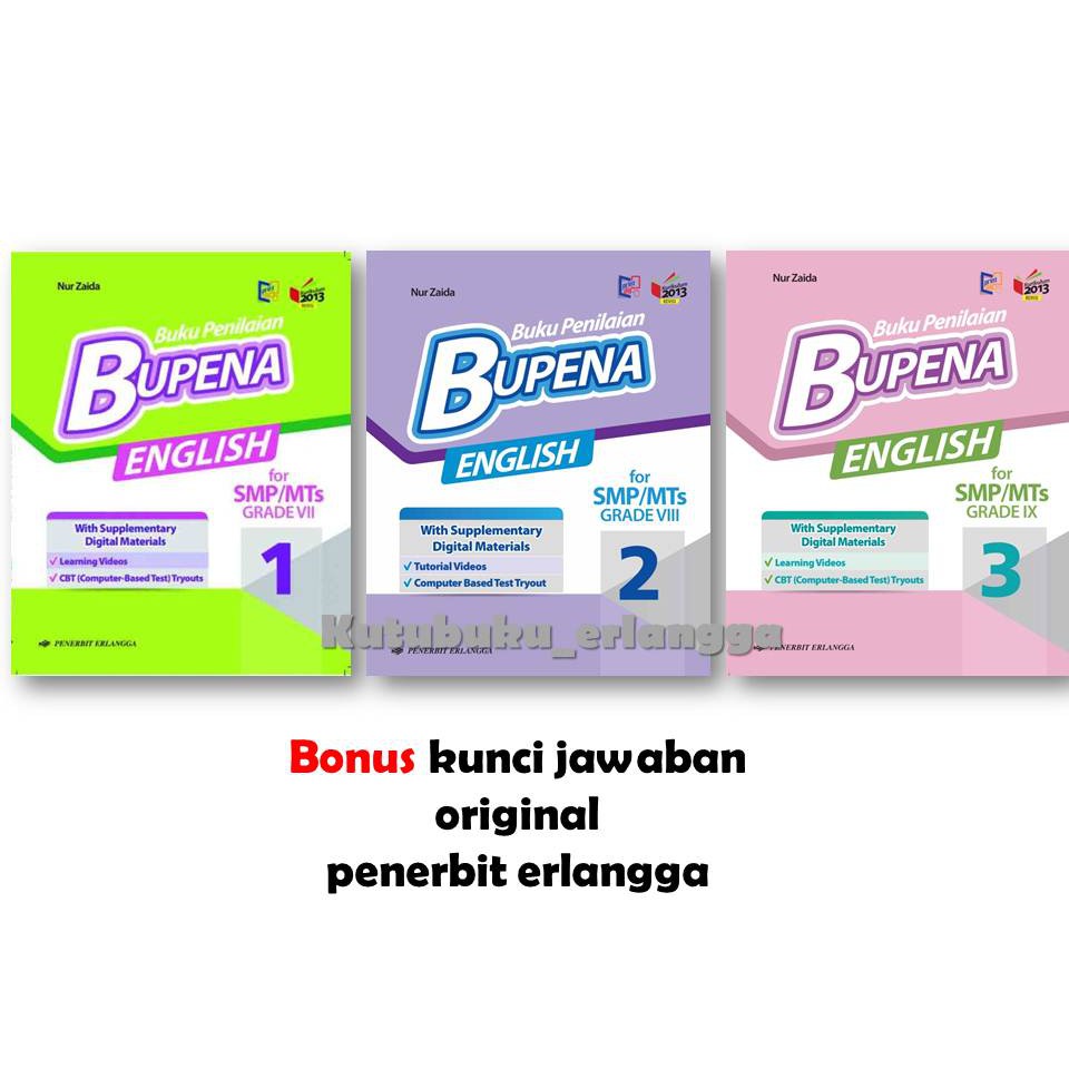 Bupena Bhs Inggris Smp Mts Kelas 7 9 K13n Bonus Kunci Jawaban Original Shopee Indonesia