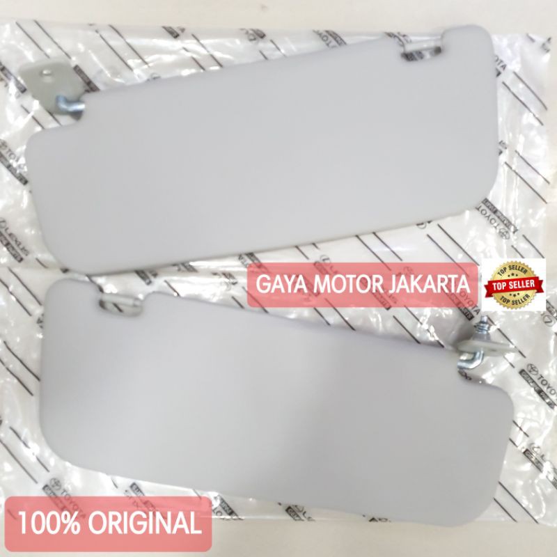 Sun Visor-Tahanan Cahaya Agya-Ayla-Avanza-Xenia SET Kiri-Kanan Abu