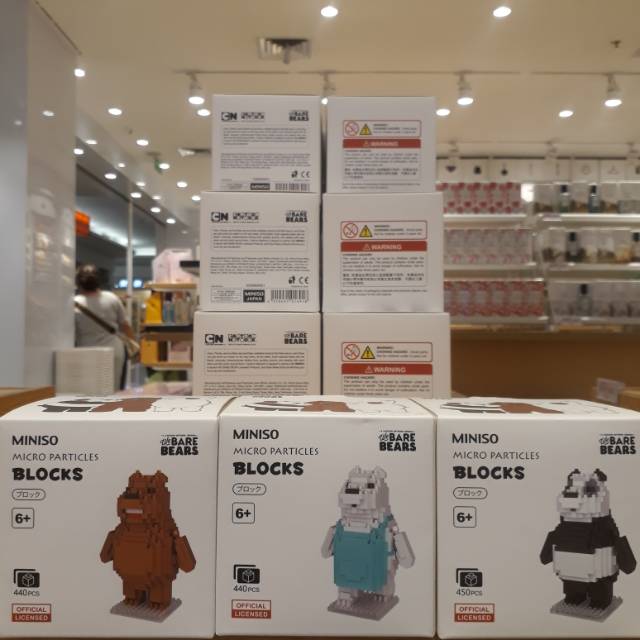 Miniso Buillding Block - We Bare Bears Series