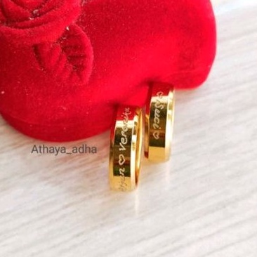 cincin ukir nama~cincin Titanium~cincin couple~cincin pertunangan