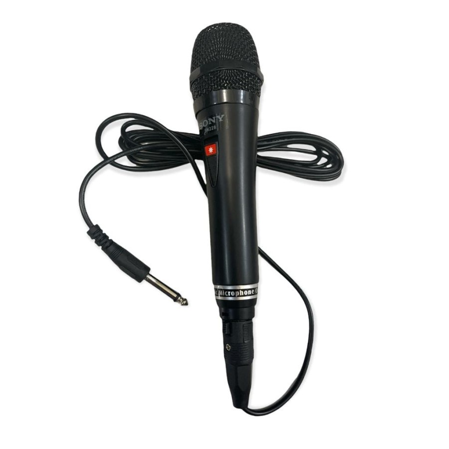 Microphone Karaoke Sony SN 228 Mikrofon Kabel