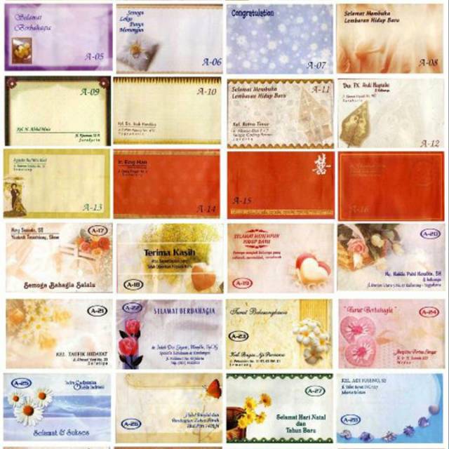 

Amplop motif full nama undangan lucu keren menarik full colour ada namanya