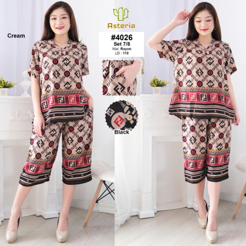 SET WANITA 7/8 MOTIF