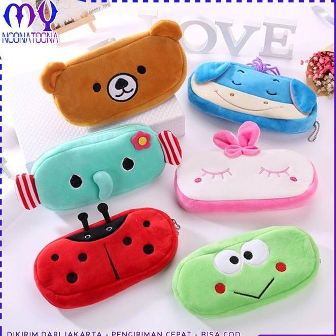 

Pouch Aksesoris Kosmetik Karakter Lucu tempat pensil karakter