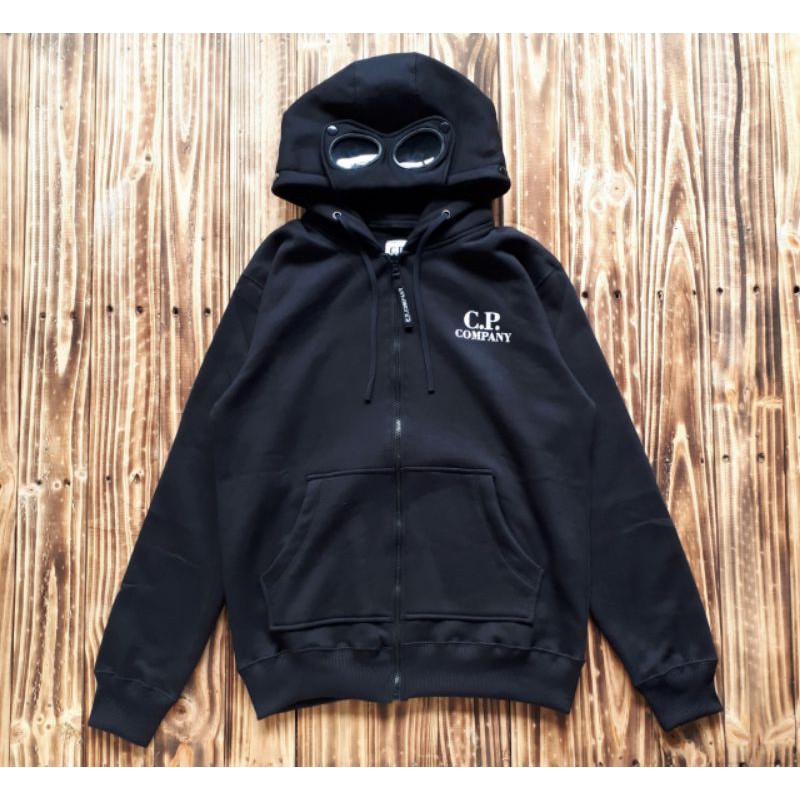Jual Sweeter Hoodie Zipper Cp Company Google Diagonal Jaket Hoodie