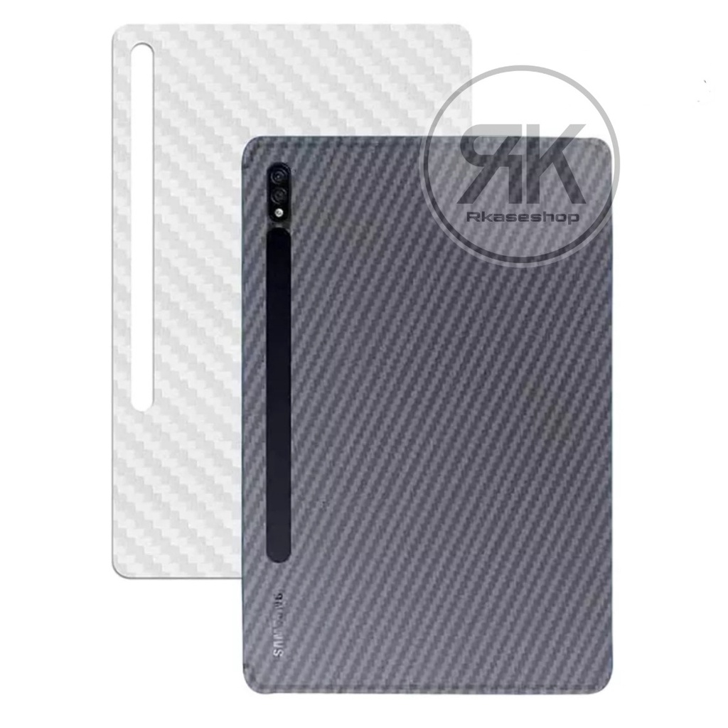 carbon back screen guard antigores BELAKANG Samsung TAB S7 S7+ PLUS S7 FE S8 PLUS S8 ULTRA A7 S6 LiTE A8 2022