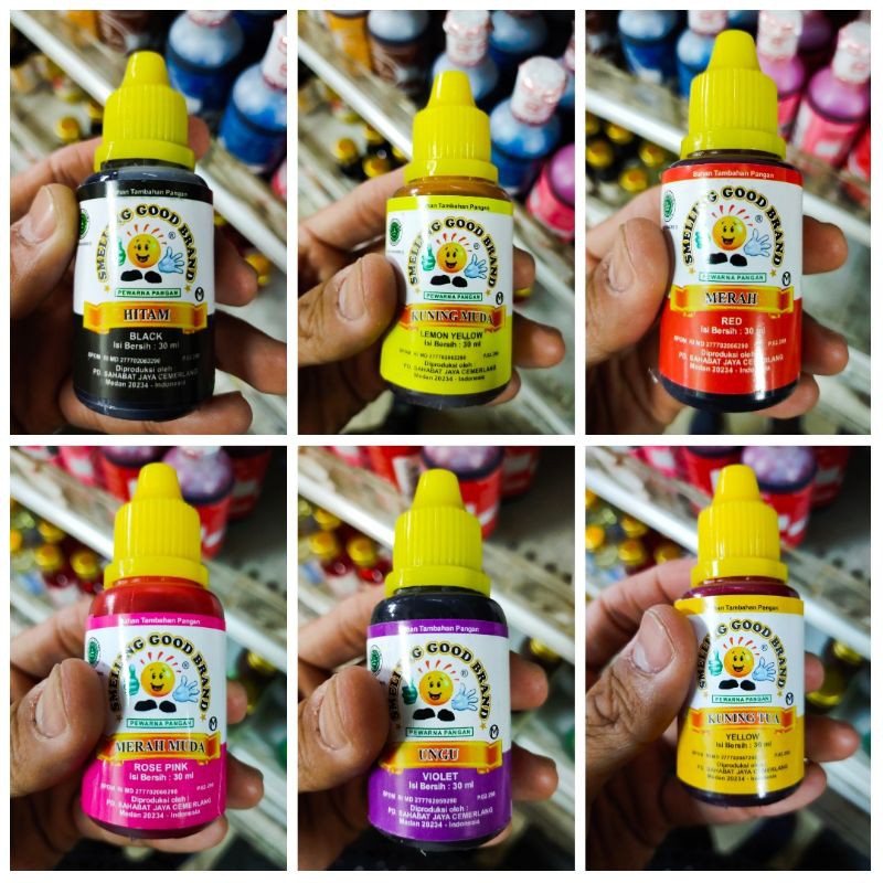 

Pewarna Makanan 30ml SMELLING GOOD BRAND