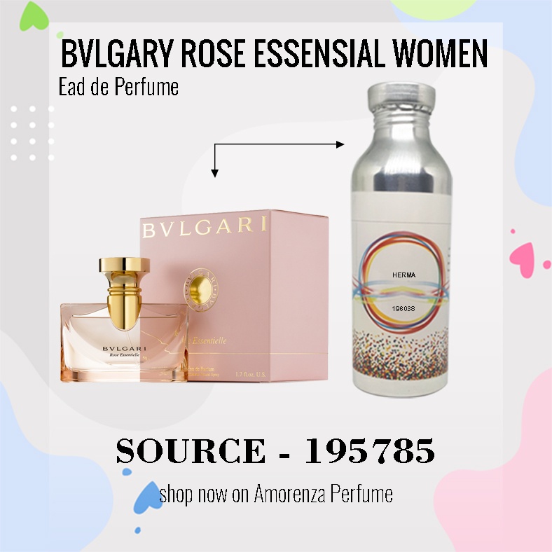 Bibit Parfum Murni BULGARY R0SE ESSENTIAL W0MEN - SOURCE Nica Fragrance 500ml Segel Pabrik