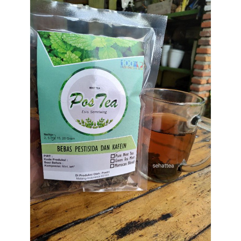 

MINT THEA DAUN MINT SPEARMINT TEA SENSASI TEH MINT