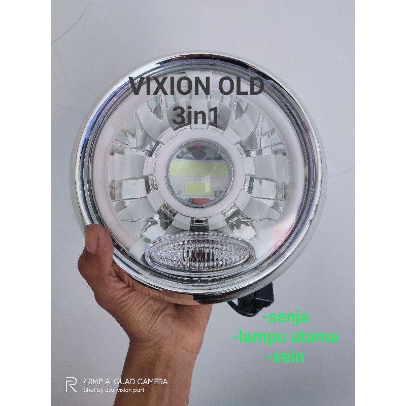 lampu bulat vixion lama/projie vixion lama/reflektor bulat vixion