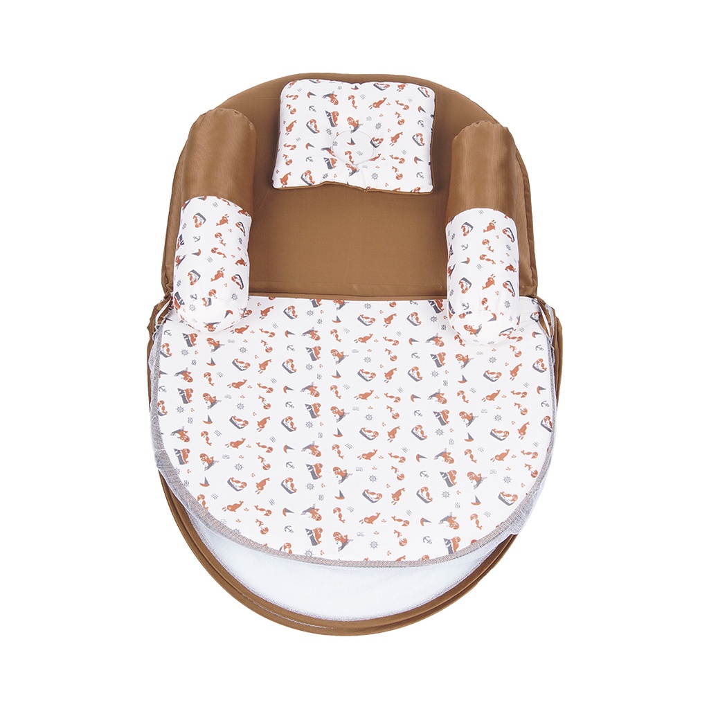 Cintaka Kasur Lipat Seri Seal Print + Kelambu - TCK2641 (Tersedia varian warna)