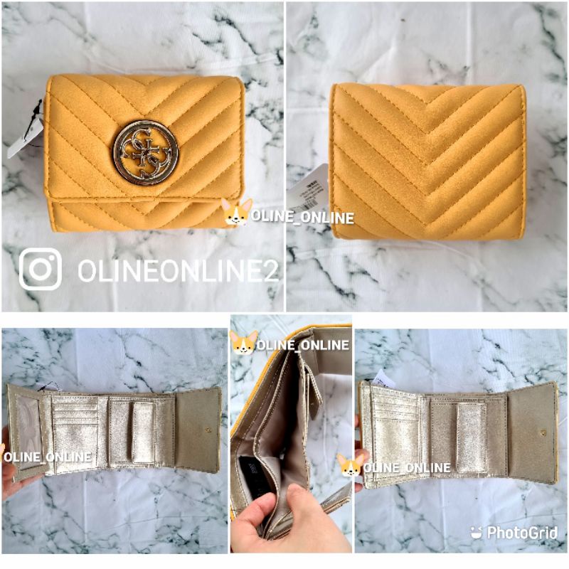 READY STOCK dompet gs blakely  mini size pendek short wallet blakely gb trifold black denim white pink yellow