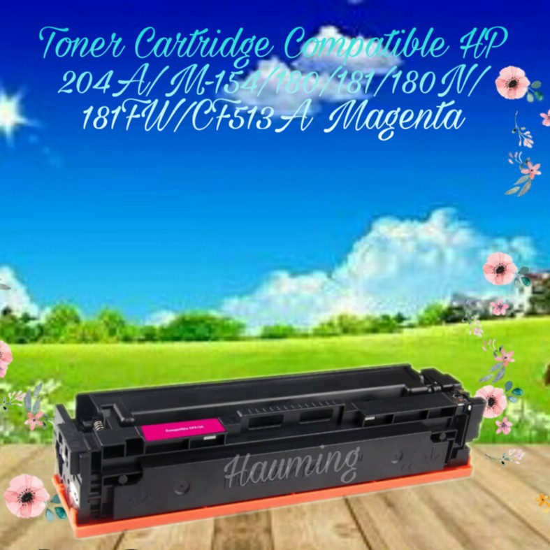 Toner Cartridge Compatible HP 204A M154a M154nw M180n M180nw M181fw M154 M180 M181 CF513A Magenta