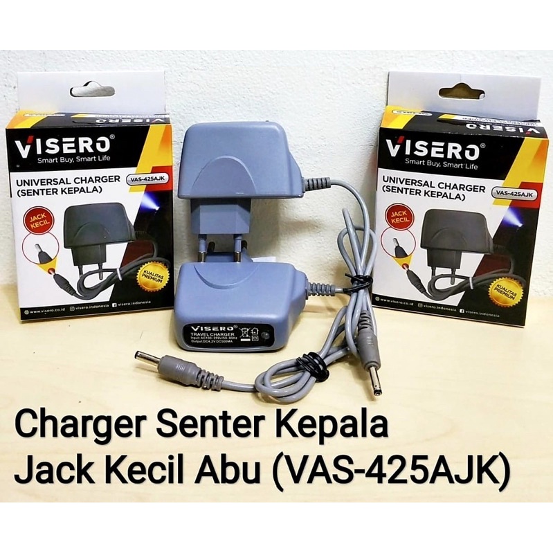 ADAPTOR VISERO VAS-425AJK CHARGE CHARGER CAS CASAN SENTER KEPALA DONY SWAT VISERO