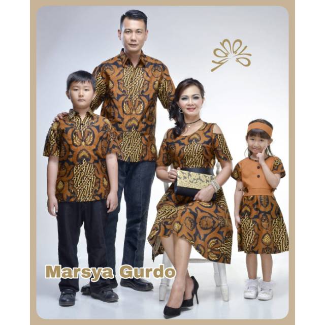 BATIK KELUARGA BATIK SARIMBIT DRESS BATIK