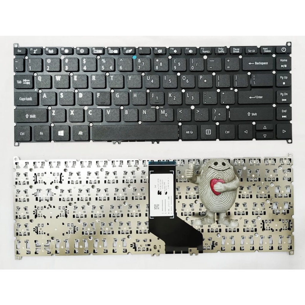 KEYBOARD ORIGINAL ACER A314 A314-21 A314-33 A314-41 A514 A514-51 A514-52 ON OFF