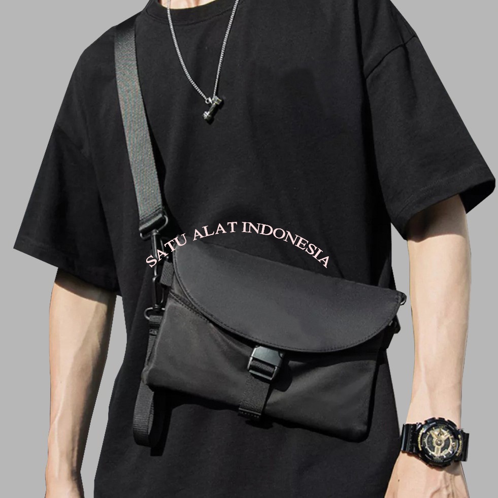 Tas Slempang Kekinian Terlaris Promo Terbaru Awet Premium D1C2 Fashion Bisa COD Berkualitas Cowo Hig