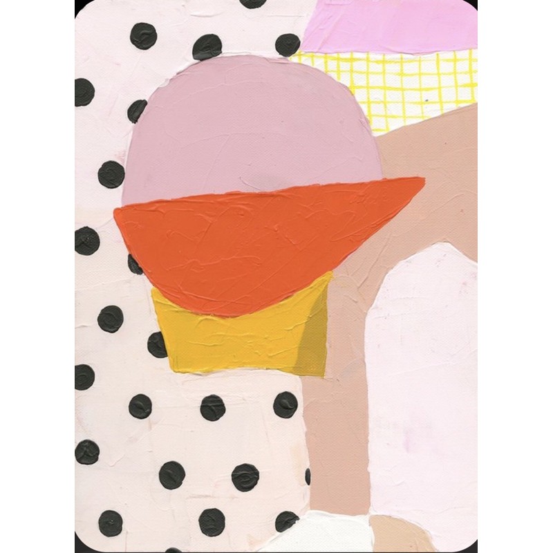 

Lukisan kanvas motif pop art colorfull