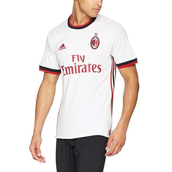 PROMO JERSEY BOLA AC MILAN AWAY / PUTIH 2017 2018 GRADE ORI