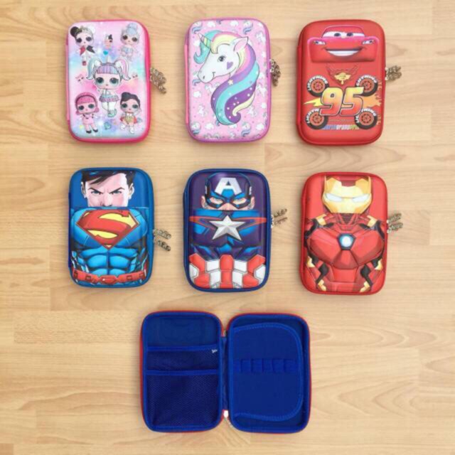 

KOTAK PENSIL HARDCASE SMIGGLE LOL UNICORN SPIDERMAN