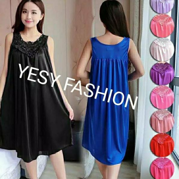 DASTER JUMBO SATIN BRUKAT ATAS IMPORT WANITA | MG.11Au22d