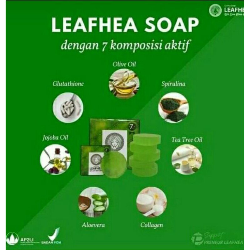 Sabun muka LEAFHEA SOAP