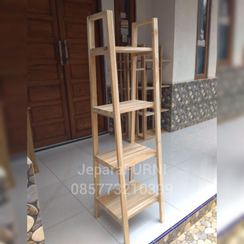 Rak Bunga Kayu Jati Jepara