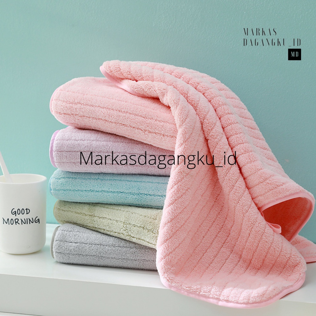 Handuk Mandi Dewasa Quick Dry Microfiber Bermotif Soft Classy 70x140 Premium Quality